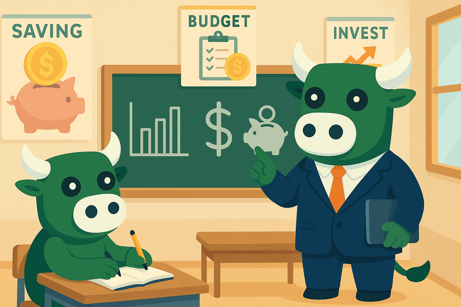 Finni comic teaching financial concepts