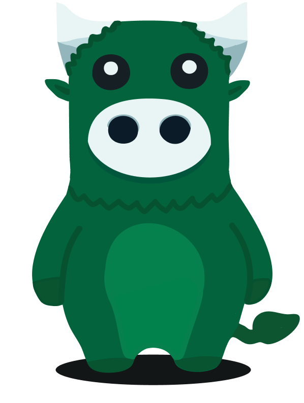 Finn the Bull mascot